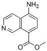 8-Isoquinolinecarboxylicacid, 5-amino-, methyl ester结构式
