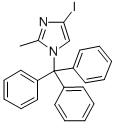 Structure of 2-METHYL-4-IODO-1-TRITYLIMIDAZOLE