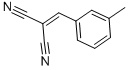 2-(3-METHYLBENZYLIDENE)-MALONONITRILE结构式