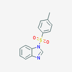 Structure of 1H-Benzimidazole, 1-[(4-methylphenyl)sulfonyl]-