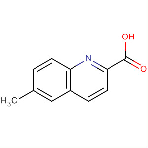 2-Quinolinecarboxylic acid, 6-methyl-结构式