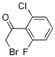 Structure of 2-Chloro-6-fluorophenacyl bromide