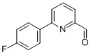 Structure of 6-(4-fluorophenyl)pyridine-2-carbaldehyde