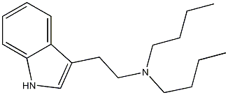 Structure of N,N-Dibutyltryptamine