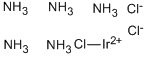 Structure of PENTAAMMINECHLOROIRIDIUM(III) CHLORIDE