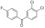 Structure of 3,4-DICHLORO-4-FLUOROBENZOPHENONE