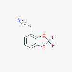 Structure of 2-(2,2-difluoro-1,3-benzodioxol-4-yl)acetonitrile