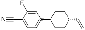 Structure of TRANS-2-FLUORO-4-(4-VINYL-CYCLOHEXYL)-BENZONITRILE