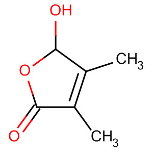 Structure of 2(5H)-Furanone, 5-hydroxy-3,4-dimethyl-