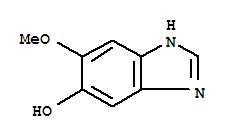 1H-Benzimidazol-5-ol,6-methoxy-结构式