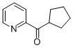 Structure of CYCLOPENTYL 2-PYRIDYL KETONE