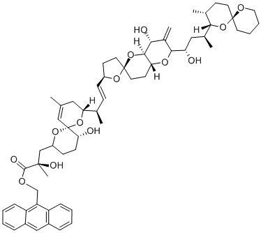 Structure of Okadaic acid, anthryl methyl ester