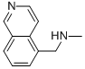 Structure of 5-Isoquinolinemethanamine,N-methyl-