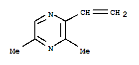 Structure of ethenyl-dimethylpyrazine,2-ethenyl-3,5-dimethylpyrazine