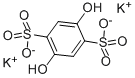 Structure of HYDROQUINONE-2,5-DISULFONIC ACID, DIPOTASSIUM SALT