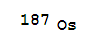 Structure of Osmium187
