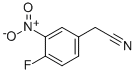 Structure of (4-FLUORO-3-NITROPHENYL)ACETONITRILE