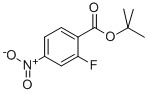 Structure of TERT-BUTYL 2-FLUORO-4-NITROBENZOATE
