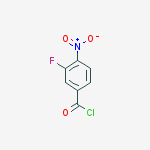 Structure of 3-Fluoro-4-nitrobenzoyl chloride