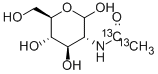 Structure of N-[1,2-13C2]ACETYL-D-GLUCOSAMINE