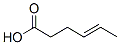 Structure of (E)-4-Hexenoic acid