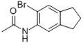 Structure of N-(5-BROMO-2,3-DIHYDRO-1H-INDEN-6-YL)ACETAMIDE