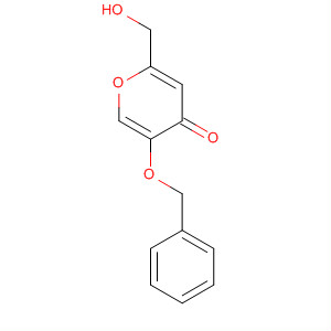 Structure of 4H-Pyran-4-one, 2-(hydroxymethyl)-5-(phenylmethoxy)-