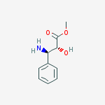(2R,3R)-methyl 3-amino-2-hydroxy-3-phenylpropanoate结构式