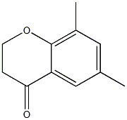 Structure of 4H-1-Benzopyran-4-one, 2,3-dihydro-6,8-dimethyl-