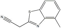 2-(4-甲基苯并[D]噻唑-2-基)乙腈结构式