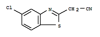 Structure of 2-Benzothiazoleacetonitrile,5-chloro-