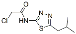 Structure of 2-CHLORO-N-(5-ISOBUTYL-[1,3,4]THIADIAZOL-2-YL)-ACETAMIDE