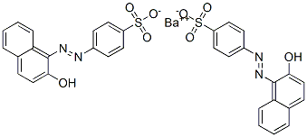 Structure of barium bis[4-[(2-hydroxy-1-naphthyl)azo]benzenesulphonate]