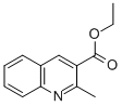 Structure of 2-METHYL-QUINOLINE-3-CARBOXYLIC ACID ETHYL ESTER