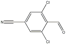 Structure of 3,5-dichloro-4-formylBenzonitrile