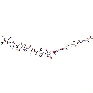 Structure of L-Valine,L-a-glutamyl-L-phenylalanyl-L-arginyl-L-histidyl-L-a-aspartyl-L-serylglycyl-L-tyrosyl-L-a-glutamyl-L-valyl-L-histidyl-L-histidyl-L-glutaminyl-L-lysyl-L-leucyl-L-valyl-L-phenylalanyl-L-phenylalanyl-L-alanyl-L-a-glutamyl-L-a-aspartyl-L-valylglycyl-
