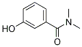 3-羟基-N,N-二甲基苯甲酰胺结构式
