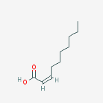 Structure of (Z)-2-decanoic acid