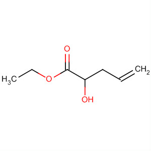 Chemical structure of 4-Pentenoic acid, 2-hydroxy-, ethyl ester