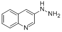 Structure of Quinoline, 3-hydrazino-