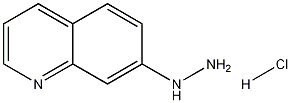 Structure of 7-hydrazinylquinoline hydrochloride