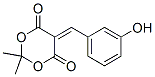 5-(3-Hydroxybenzylidene)-2,2-dimethyl-1,3-dioxane-4,6-dione结构式