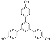 Structure of 1 3 5-TRIS(4-HYDROXYPHENYL)BENZENE  97