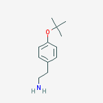 Structure of BENZENEETHANAMINE,4-(1,1-DIMETHYLETHOXY)-