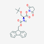 Structure of Fmoc-ser(tbu)-osu