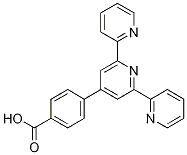 Structure of 4-(2,6-dipyridin-2-ylpyridin-4-yl)benzoic acid