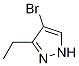 Structure of 4-Bromo-3-ethyl-1H-pyrazole