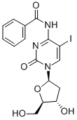 Structure of (N4-BZ)-5-IODO-2-DEOXYCYTIDINE