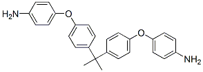 Structure of 4-[4-[2-[4-(4-AMINOPHENOXY)PHENYL]PROPAN-2-YL]PHENOXY]ANILINE