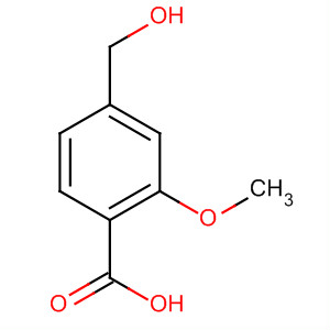 Structure of Benzoic acid, 4-(hydroxymethyl)-2-methoxy-